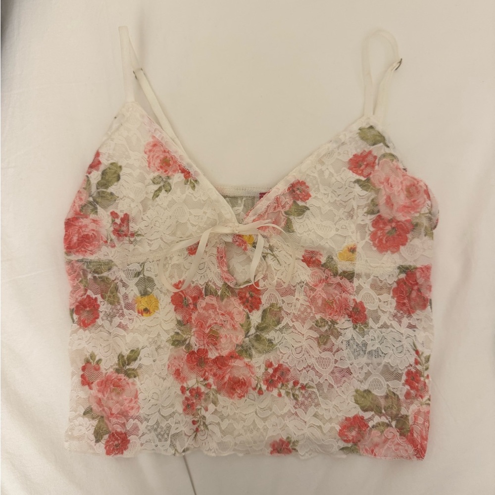 Edikted Floral Lace Top